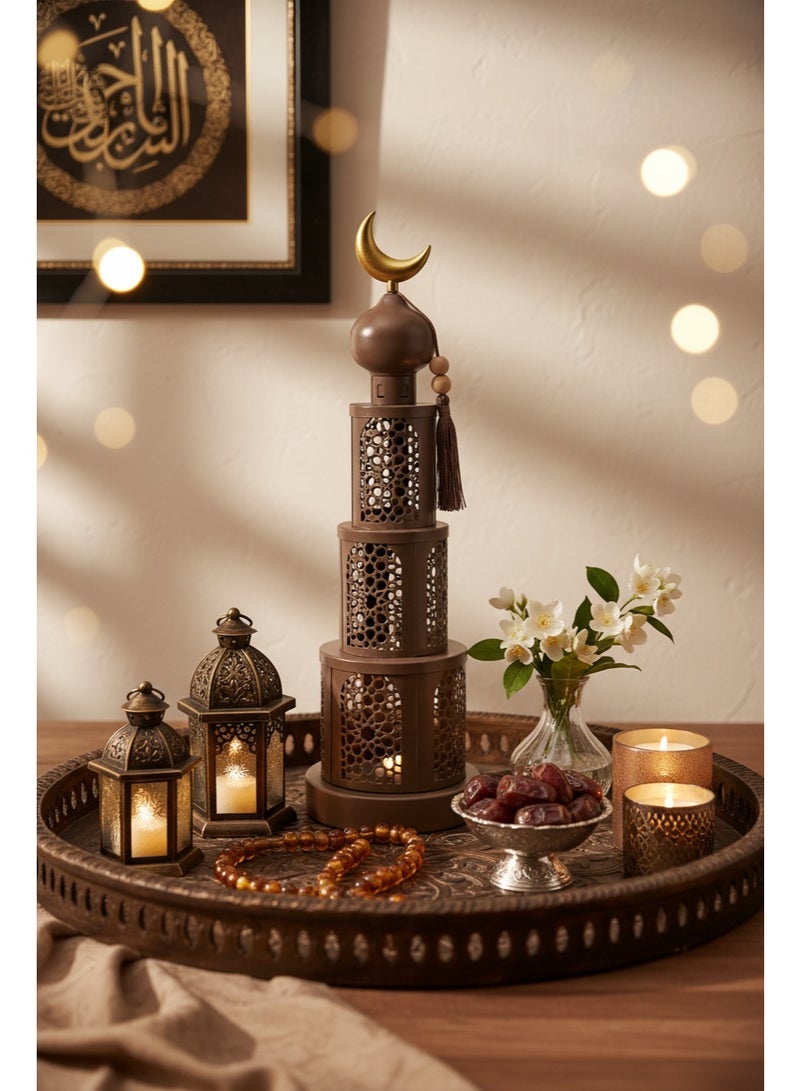 AKDC Metal Ramadan Decor36Cm Brown - Image 2